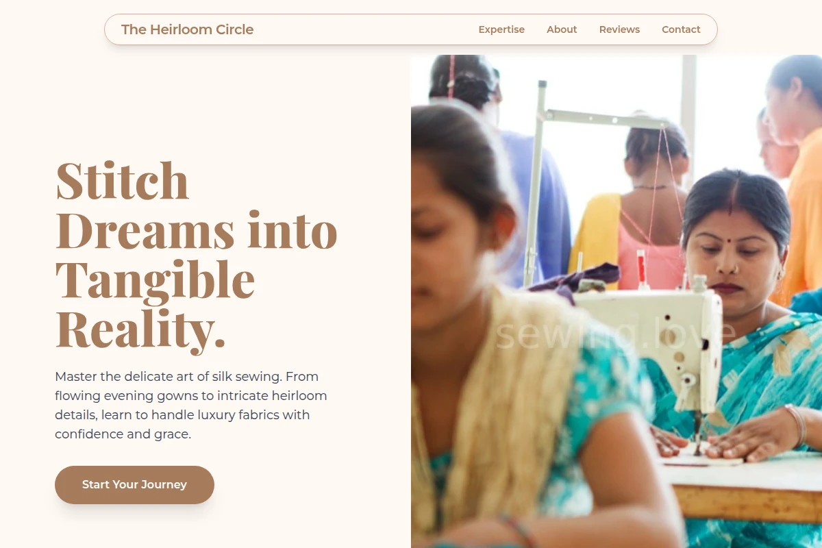 Silk Sewing Class