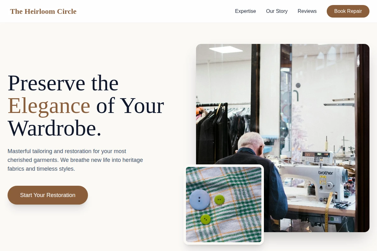 Tweed Sewing Repair